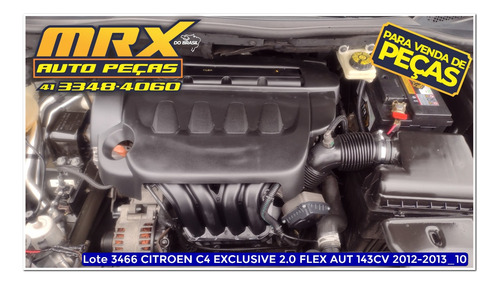 Sucata Citroen C4 Exclusive 2.0 Flex Aut 143cv 2013 Pecas