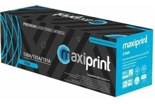 Toner Maxiprint Hp Cb540a 125a Ce320a 128a Cf210a 131a 116