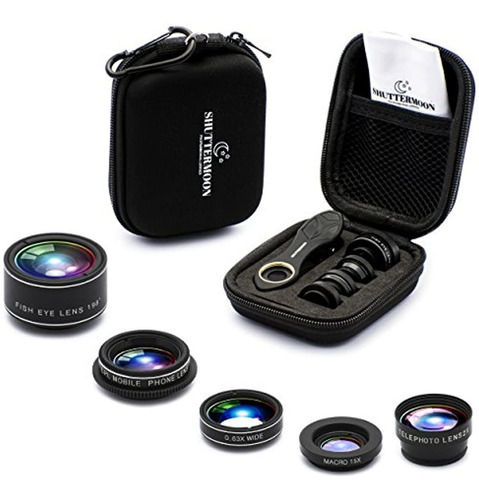 Shuttermoon Upgraded Phone Camera Lens Kit For iPhone 12/11/