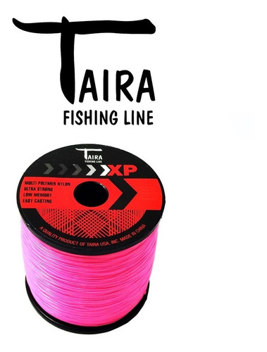 Bobina Nylon Tanza Taira Xp 0,50 Mm X 1/4 Lbs Pesca 800 Mts