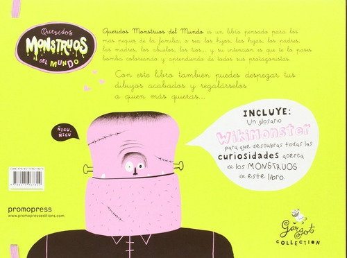 Imagen 6 de 6 de Queridos Monstruos Del Mundo - Pinta, Juega, Colorea