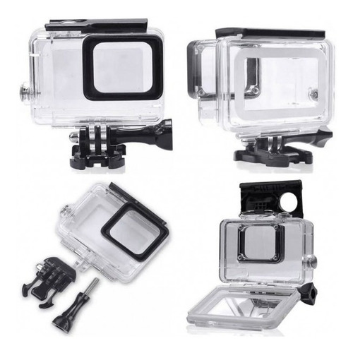Capa Pulseira 360 Caixa Estanque Gopro 5 6 7 Black Películas