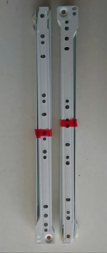 Corredera Blanca Gaveta Riel 50 Cm