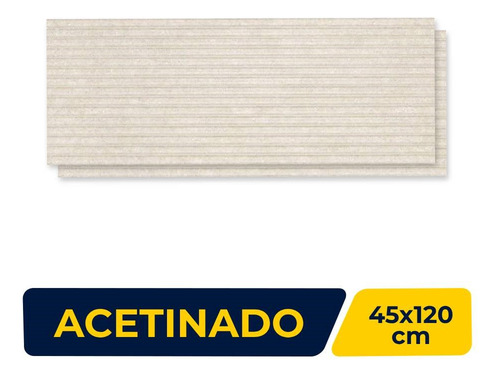 Revestimento Portobello Stone Off White 45x120cm Cx 1,61m² Bege