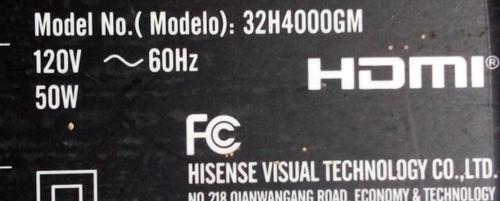 Tiras Led Tv Hisense 32h4000gm Rf-eg320044ss30-061 A2 (Usado)