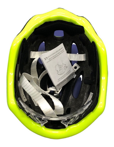 Imagen 5 de 7 de Casco Ciclista In Mold Liviano Ventilado + Luces Bici Ruta