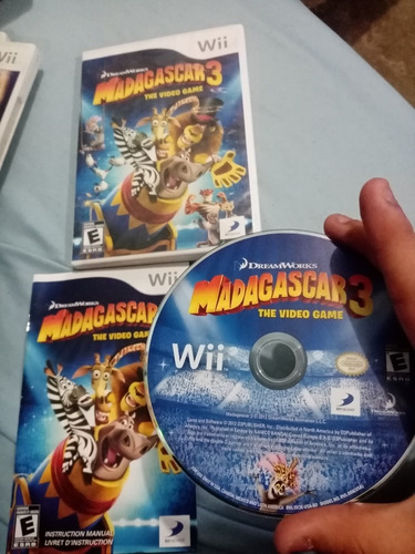 Madagascar 3 The Video Game El Videojuego Nintendo Wii (Usado)