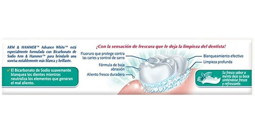 Pasta Dental Arm And Hammer Sensitive Dolor Dientes Sensible