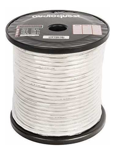 Audioquest 100ft Slip-db 16/2 Cable De Altavoz Blanco