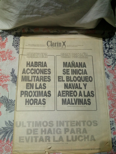 Diario Clarin 29 De Abril De 1982 - Zona Vte. Lopez