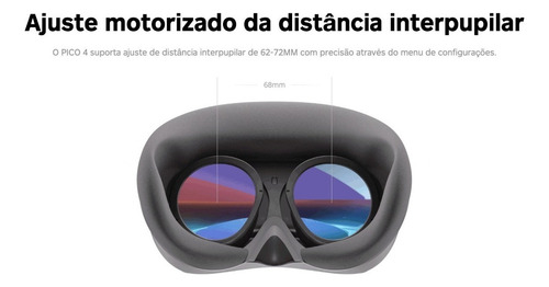 Óculos De Realidade Virtual Vr Pico 4 128gb Branco