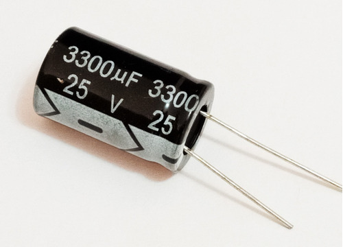 Capacitor Eletrolítico 3300uf X 25v  105°c 3 Pç Frete Grátis