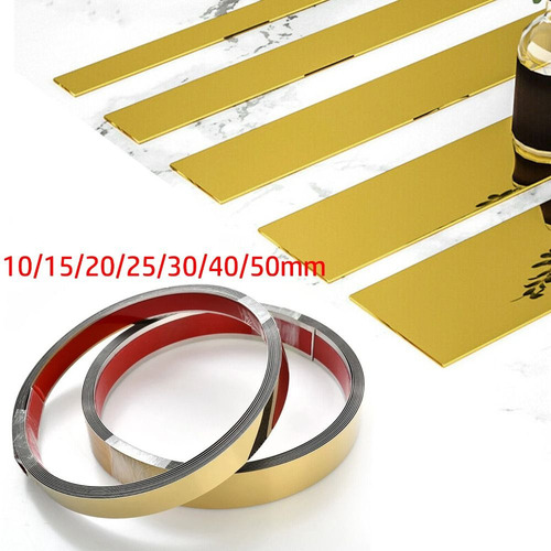 Para . Adhesivo De Pared Con Forma De Espejo, Dorado,