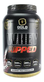 Whey Ripped 2 Lb 907 Gr Gold Nutrition Proteína Con Quemador De Grasa