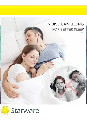 Auriculares Para Dormir Sleep In Ear Block Noise Microfono
