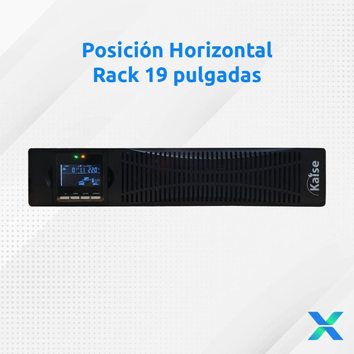 Imagen 2 de 10 de Ups Online Monofasica Kaise 2kva 2000w Rack Tower Fp 1.0