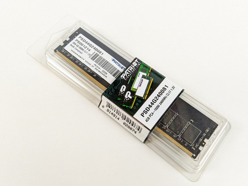 Imagem 3 de 4 de Memória Ram Patriot 4gb Ddr4 2400mhz 1.2v 288pin Cl17
