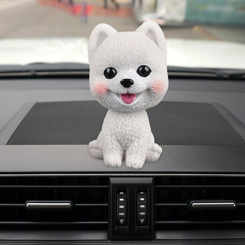 Cachorro Com Cabeça Balançando Bonito Para Decoração De