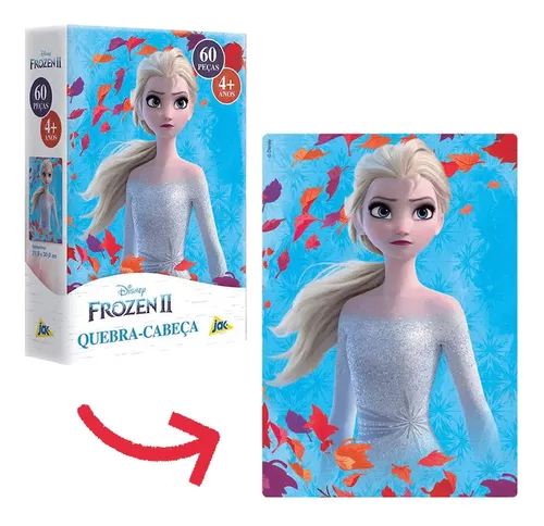 Quebra-Cabeça Puzzle 60 Peças - Frozen II - Anna - Toyster