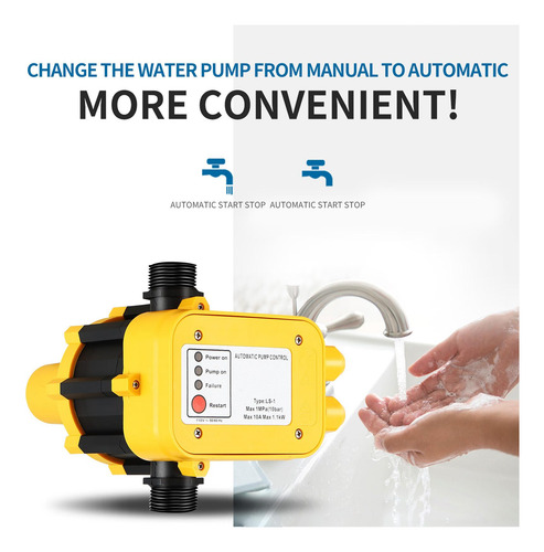 Bomba De Agua Autocebante Controlador De Presión