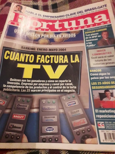 Revista Fortuna Osvaldo Cornide Brasilgate Ránking Tv 2004