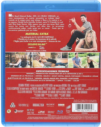 El Caza Recompensas | Blu Ray Gerard Butler Película Nuevo