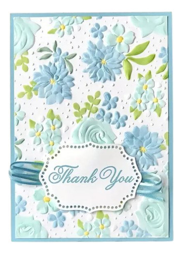Carpeta Folder Grabado 3d Flores Rurales Texturiza Papel Scr