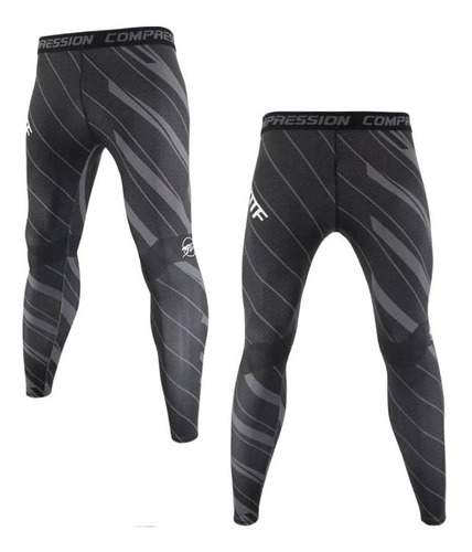 Lycra Deportiva Larga Para Hombre Leggins Compresion Gym