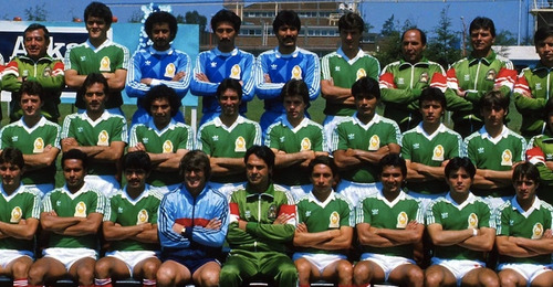 Seleccion Mexico Adidas 1988 Copa De Oro #9 Hugo Sanchez (Usado)