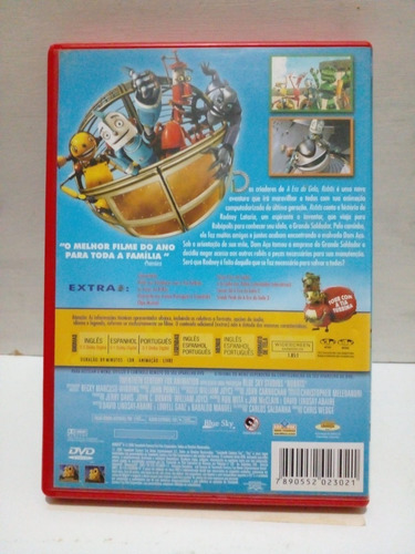 Dvd Infantil R O B Ô S Grande Soldador Robópolis Dom Aço (Usado)