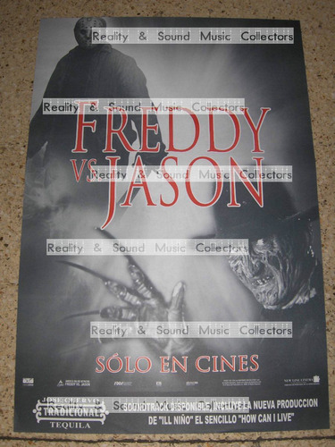 Freddy Vs Jason Poster Original De Coleccion