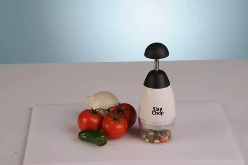 Cortador De Verduras Slap Chop C/ Cuchillas Acero Inoxidable