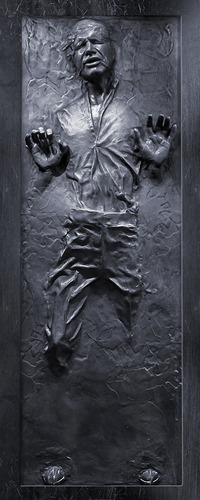 Han Solo En Carbonita - Star Wars - Poster Adhesivo Gigante
