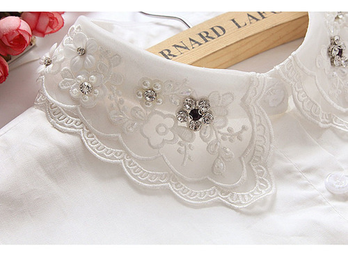 De Cuello Falso De Cordón Desmontable Para Mujeres