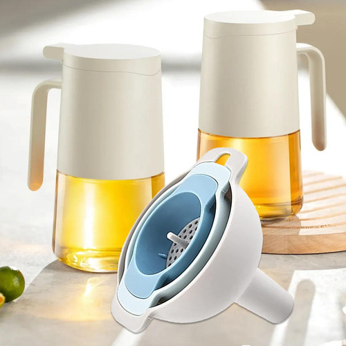Embudo De Cocina Mini Embudo Con Colador De Malla, Boca