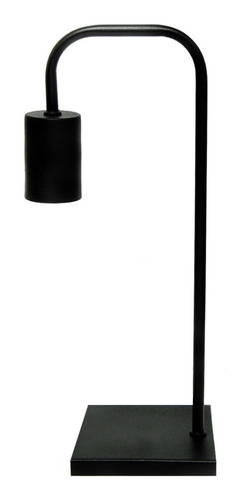 Imagen 3 de 10 de Velador Vintage Mesa Escritorio Curvo Led + Lampara E27
