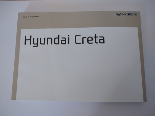 Manual Do Proprietário Novo Original Hyundai Creta