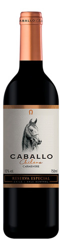 Vinho Carménère Caballo Reserva Especial adega Viña Eternidad 750 ml