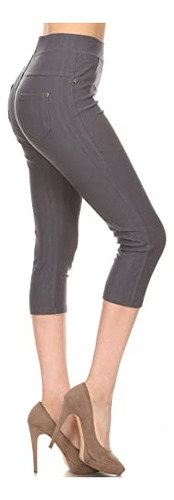 Leggings Depot De La Mezcla De Algodón De Las Mujeres Cpg4v