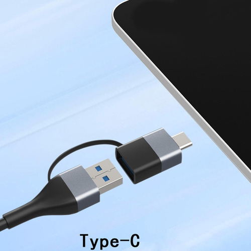 Adaptador Usb C Para Ethernet 2 Em 1 Conversor De Rede