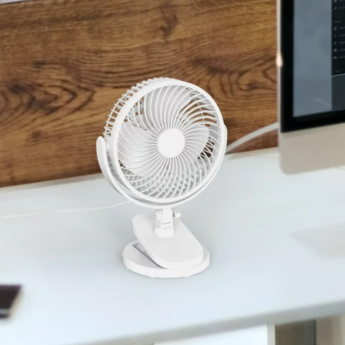 Ventilador Mainstays Escritorio C/ Clip De 2 Vel Oficina *sk Cantidad De Aspas 3 Estructura Blanco Aspas Blanco Diámetro 6 Material De Las Aspas Plástico