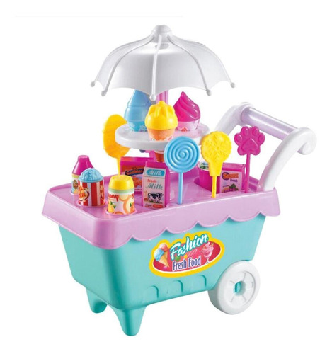 Juguete De Imitación Tienda De Helados Con Luces