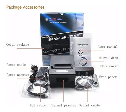 Munbyn Impresion Termica Directa De 3150 En Ethernet Usb Par