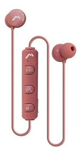 Audífonos Inalámbricos Deportivos Bluetooth Rosa Mh-9224pk