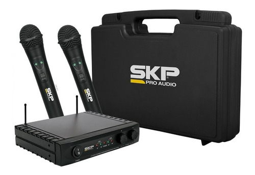 Skp Uhf-261 Micrófono Inalámbrico Doble De Mano Uhf Dual