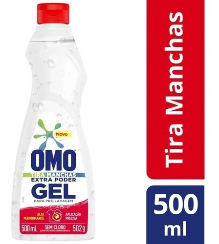 Kit Sabão Concentrado Omo 500ml + Omo Tira Manchas 500ml
