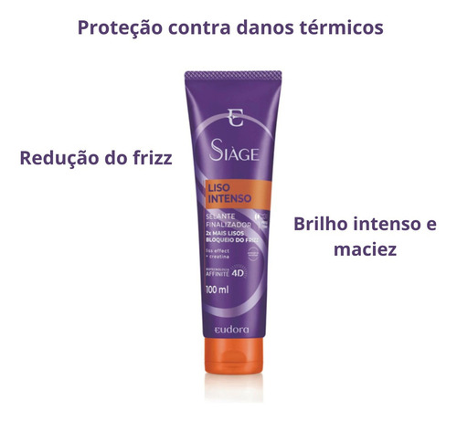 Liso Intenso Shampoo Cond Máscara E Leave In Eudora
