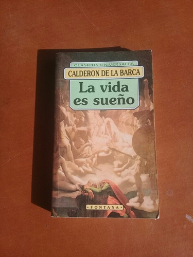 Libro La Vida Es Sueño. Calderón De La Barca
