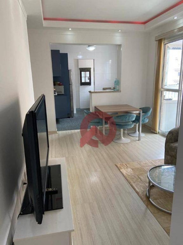 Imagem 9 de 29 de Apartamento Com 1 Dormitório À Venda, 54 M² Por R$ 288.000,00 - Canto Do Forte - Praia Grande/sp - Ap3302