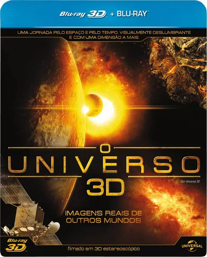 Blu-ray 3d/2d O Universo Imagens Reais De Outros Mundos